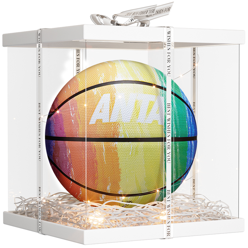 

ANTA Баскетбольный мяч China Rubber Basketball Multicolor Size 75 Training Competition Unisex