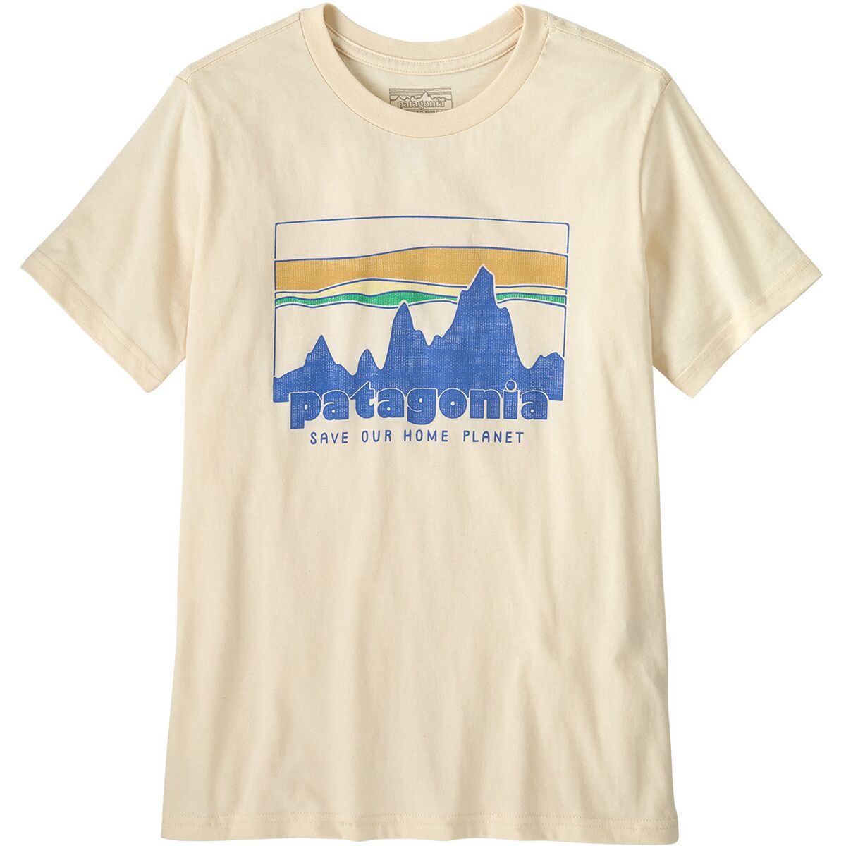 

73 Skyline футболка - детская Patagonia, цвет undyed natural