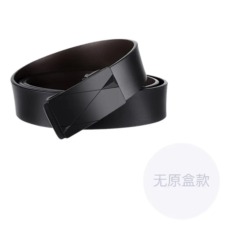 

Ремень мужской из сплава кожи 3,3 см WARRIOR, черный