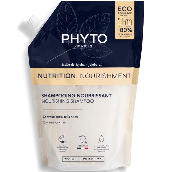 

Увлажняющий и питательный шампунь для сухих волос, 750 мл Phyto Nutrition