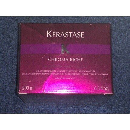 

Kerastase Chroma Riche System Aqua Ionic Смягчающее сияющее средство 6,8 унций Kérastase