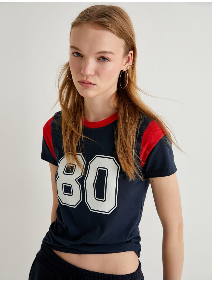 

Футболка KOTON T shirt, темно-синий