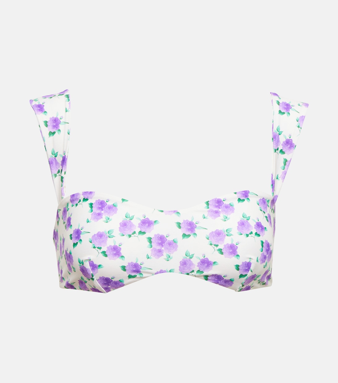

Верх бикини с цветочным принтом Magda Butrym, Violet Print