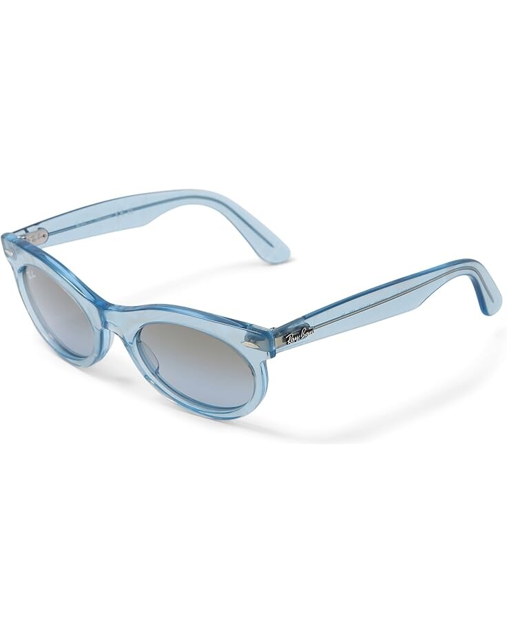

Солнцезащитные очки Ray-Ban 0RB2242 Wayfarer Oval Photochromic, цвет Photo Waves Azure