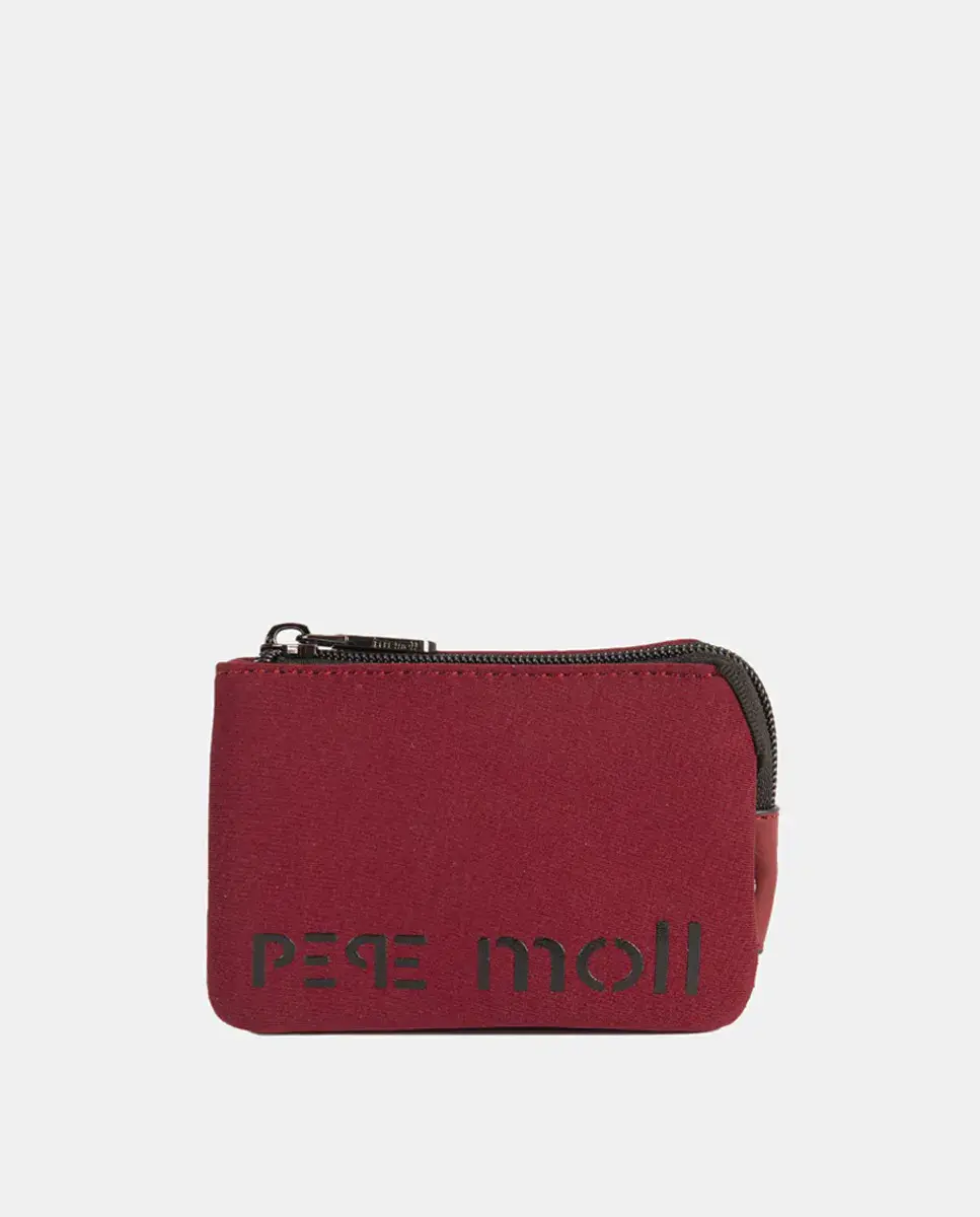 

Неопреновый кошелек на молнии Внутри несколько отделений, одно из них на молнии Pepe Moll, бордовый