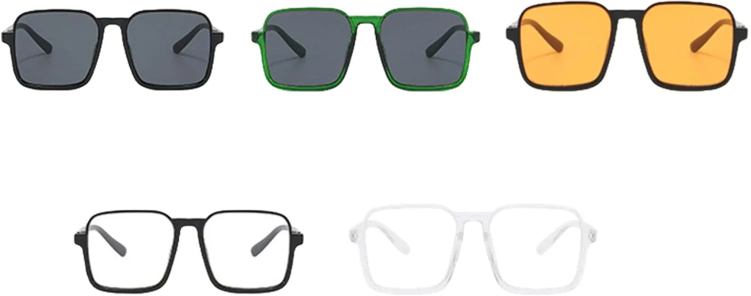 

Популярные модные солнцезащитные очки для женщин, винтажные, классические, оранжевого цвета, с защитой от УФ-излучения UV400, модные очки для мужчин VVTWSSW, Clear