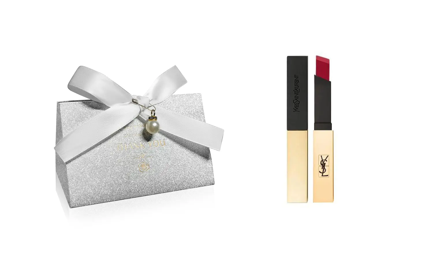 Помада Lipstick Sparkling Limited Edition в подарочной коробке Легко растушевывается Стойкая Подходит для торжественных случаев Saint Laurent, yves saint laurent rouge pur couture vernis à lèvres 416 — фото 2