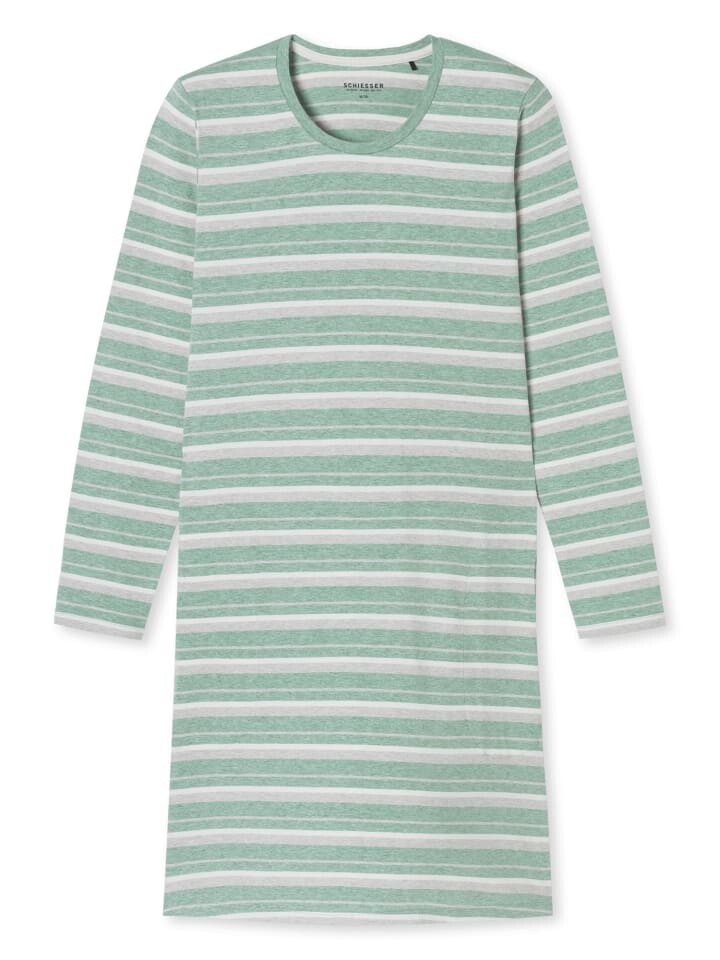 

Ночная рубашка Schiesser Casual Essentials, цвет grün, weiss