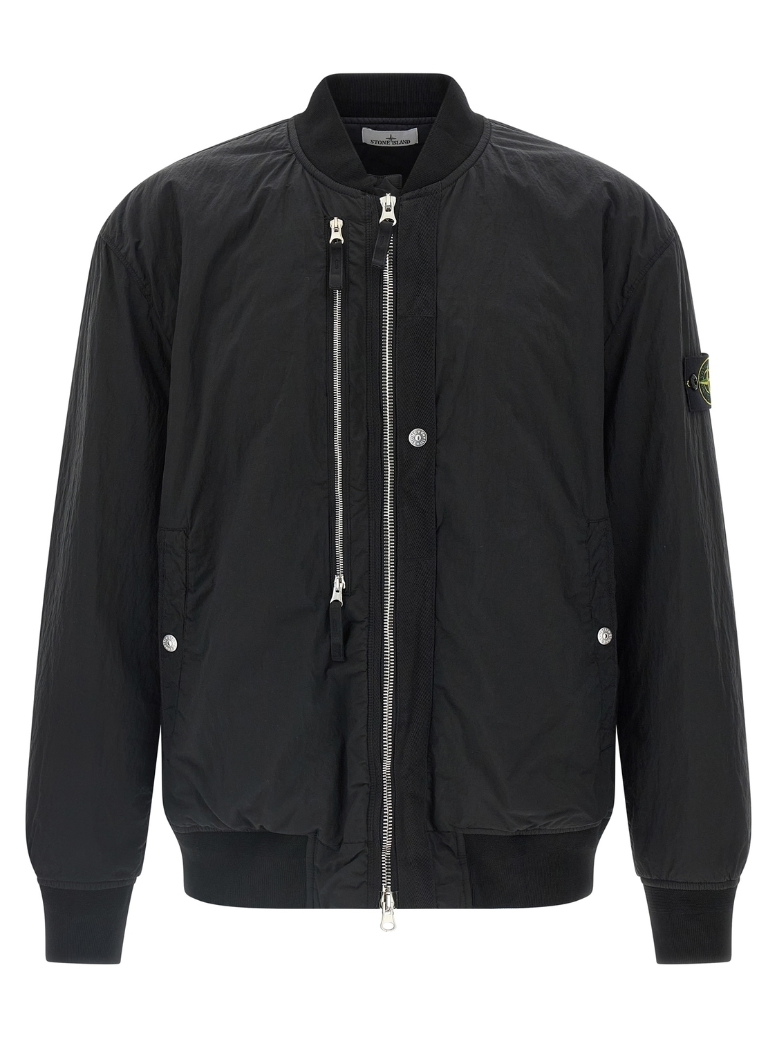 

Бомбер '4100038' Stone Island, черный