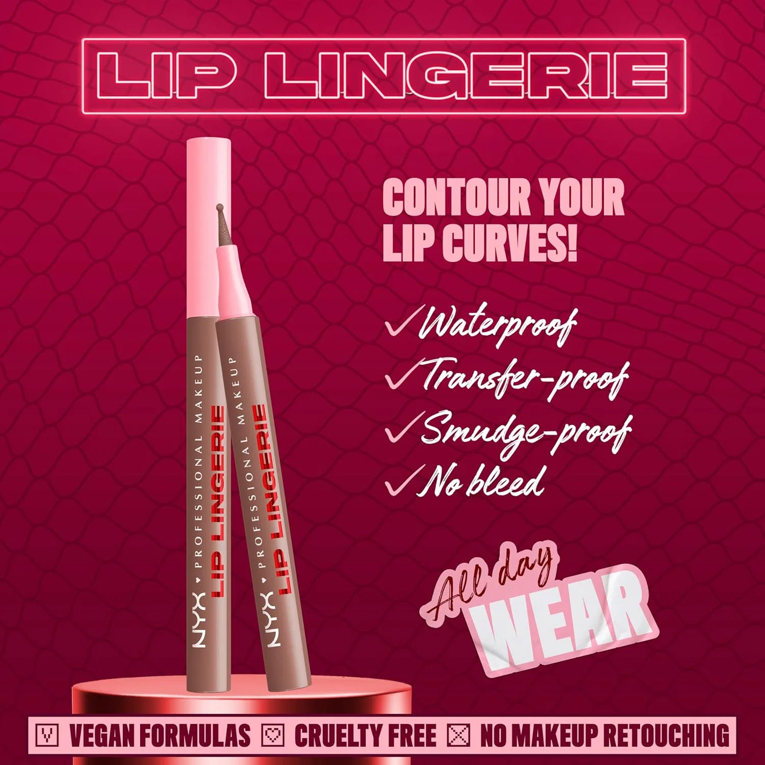 Водостойкий карандаш для губ NYX Professional Makeup Lip Lingerie Lip Liner Stain Nyx Professional Makeup — фото 2