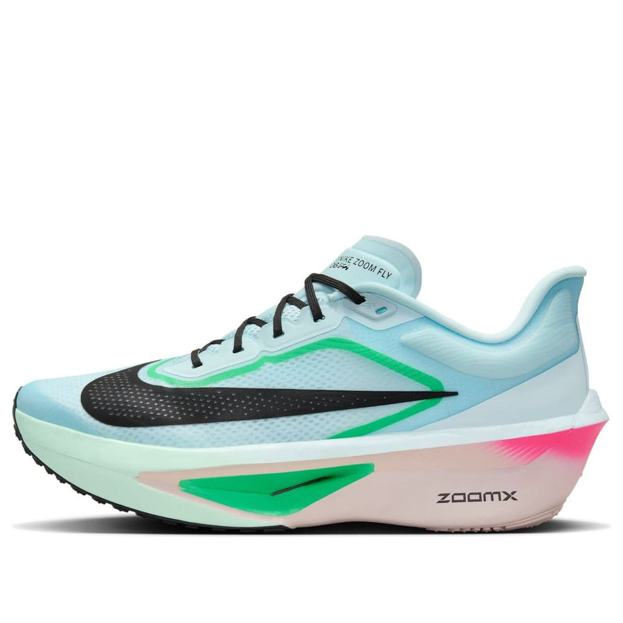 

Кроссовки Nike Zoom Fly 6 'Glacier Ice Hyper Pink Green Shock Black', зеленый