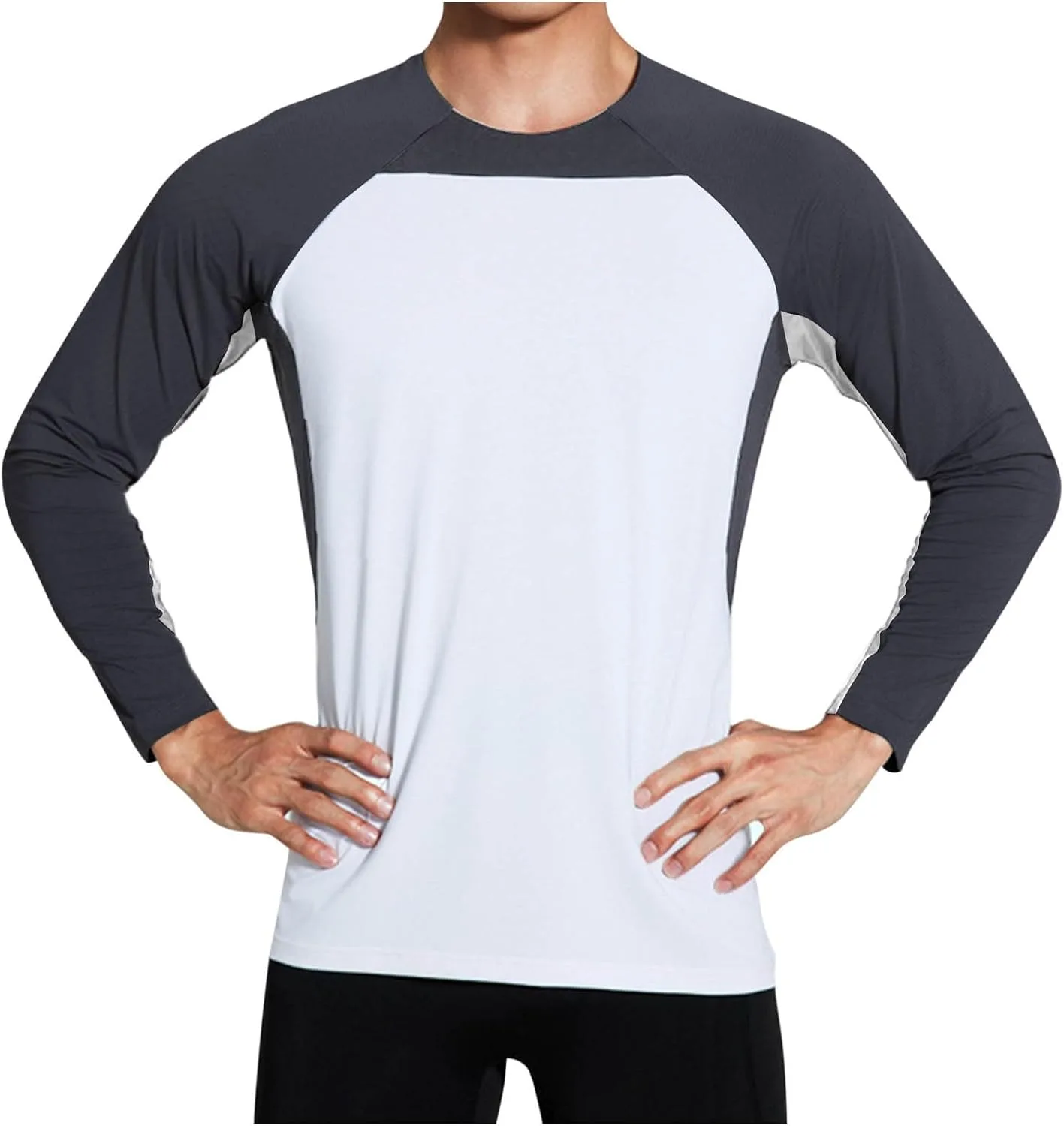 

Футболка для тренировок с длинным рукавом, влагоотводящая, UPF 50+