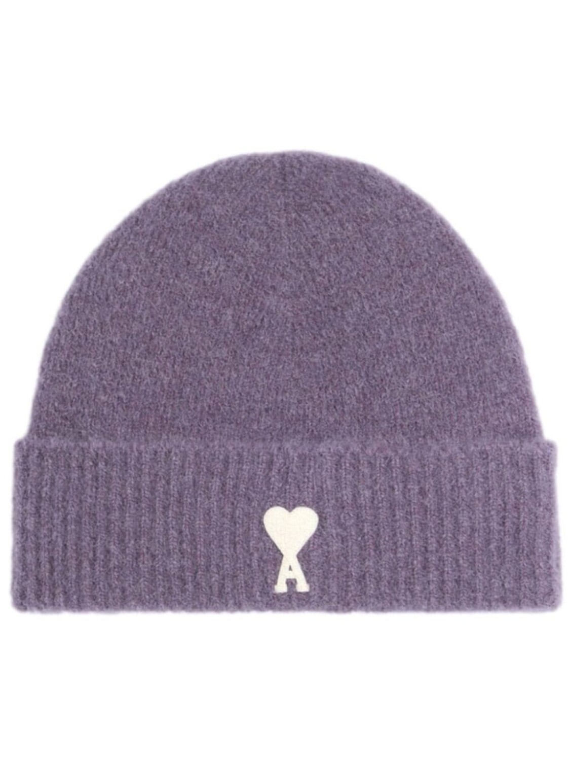 

AMI Paris худи с вышивкой Ami de Coeur, фиолетовый