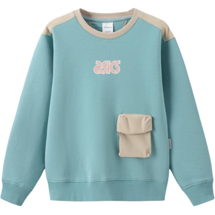 

ASICS Свитшот в японском стиле, светлый модный зеленый для подростков