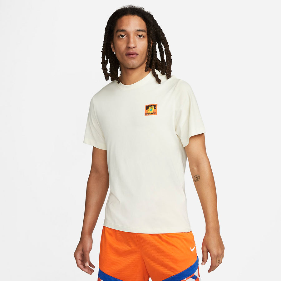 Футболка Nike Dri-FIT Just Do It Graphic T-Shirt 'Coconut Milk', бежевый — фото 2
