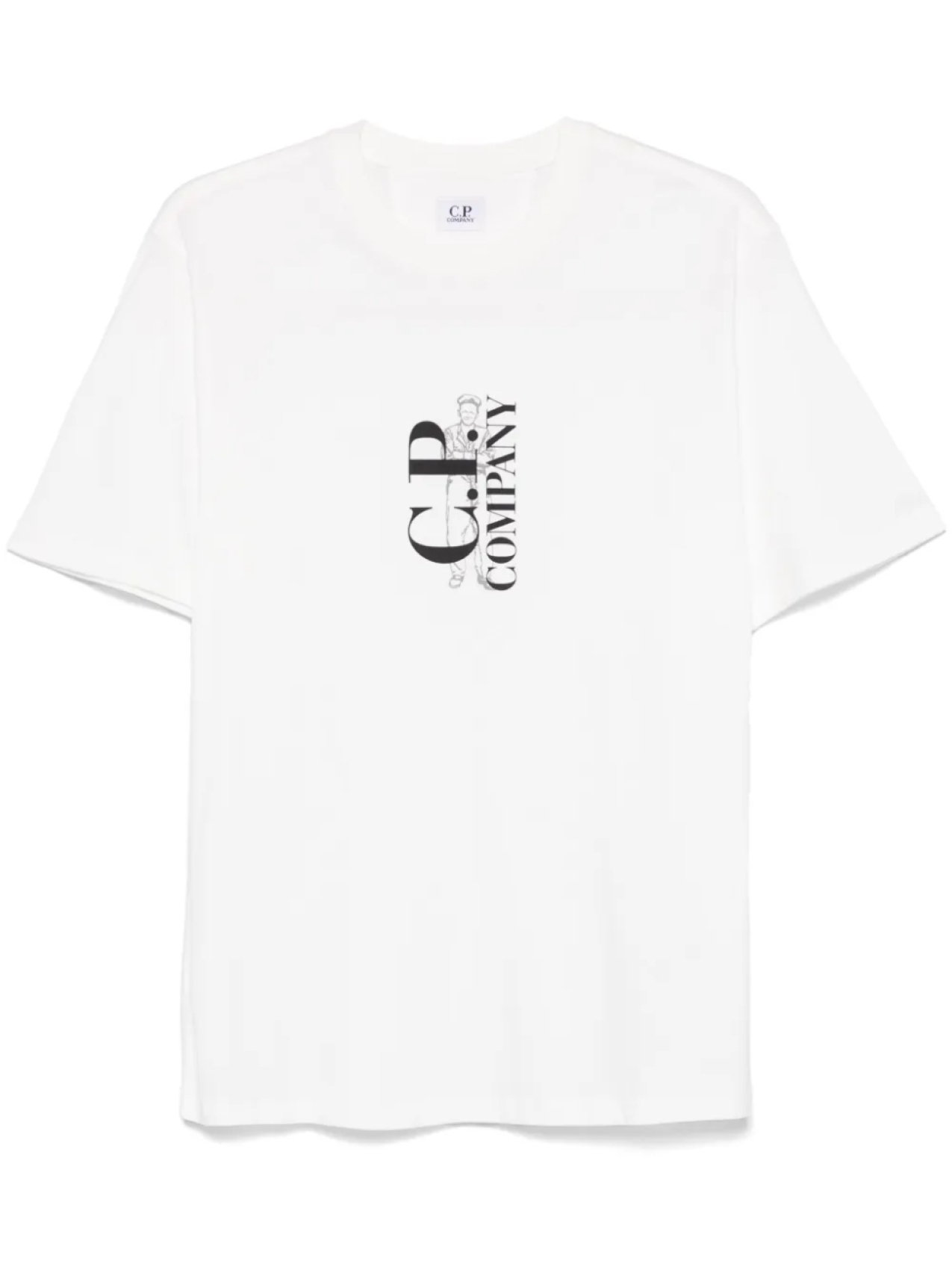 

C.P. Company футболка с короткими рукавами, белый