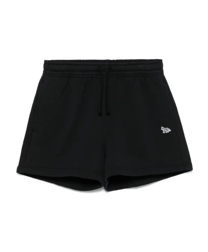 

Спортивные шорты с нашивкой в виде детеныша лисы Maison Kitsunã, черный