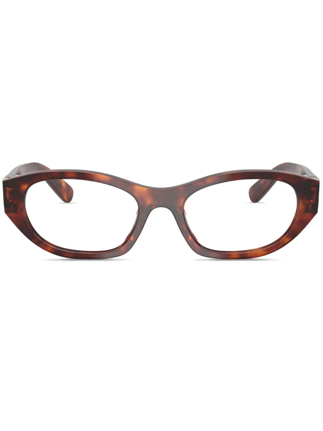 

Miu Miu Eyewear очки в овальной оправе, коричневый