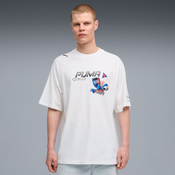 

Мужская футболка с символикой автоспорта Bmw M Motorsport Puma, белый