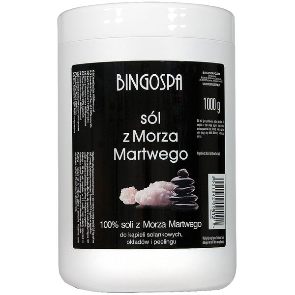 

Соль Мертвого моря 100%, 1000 г Bingospa