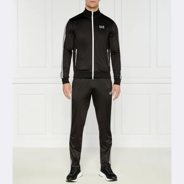

Спортивный костюм приталенного кроя Ea7, черный