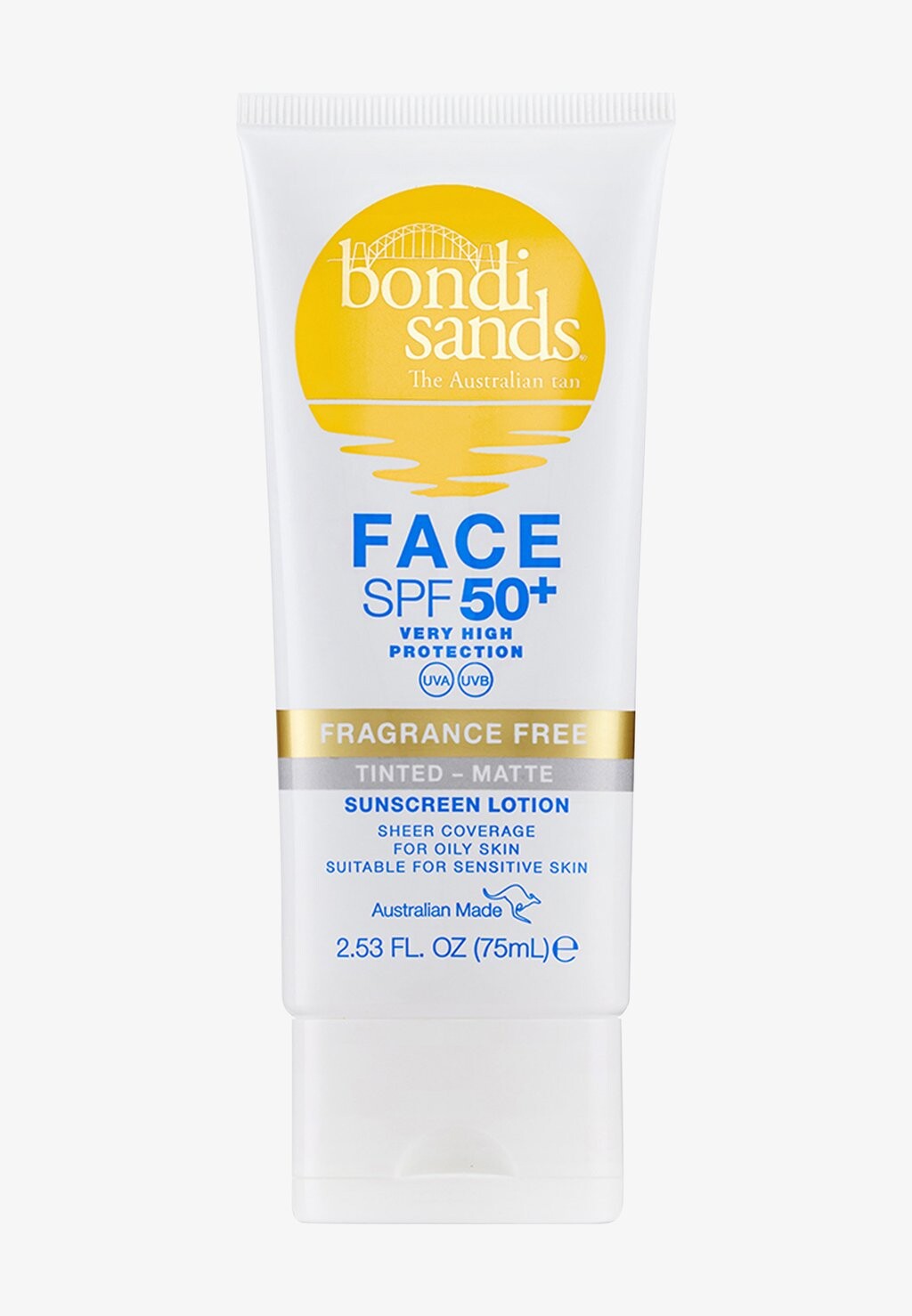 

Солнцезащитный крем Bondi Sands Spf 50+ Матовый Тонированный Лосьон Для Лица Без Ароматизов, Тюбик 75 Мл Bondi Sands, цвет 0