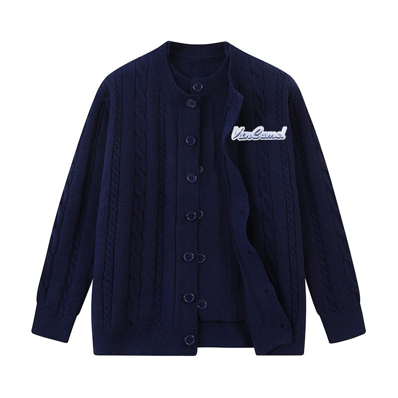 

Кардиган мужской с круглым вырезом VanCamel, темно-синий
