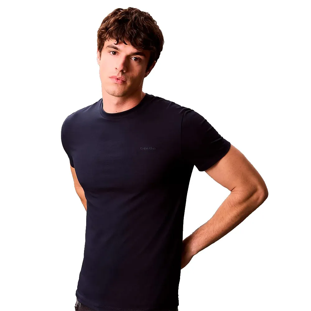Футболка с коротким рукавом Calvin Klein Liquid Touch Slim Fit, синий — фото 4