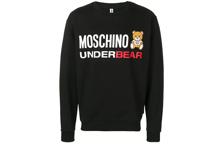 

MOSCHINO Свитшот мужской черный