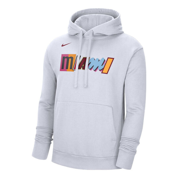 

Толстовка с капюшоном Miami Heat City Edition с капюшоном Nike, серый