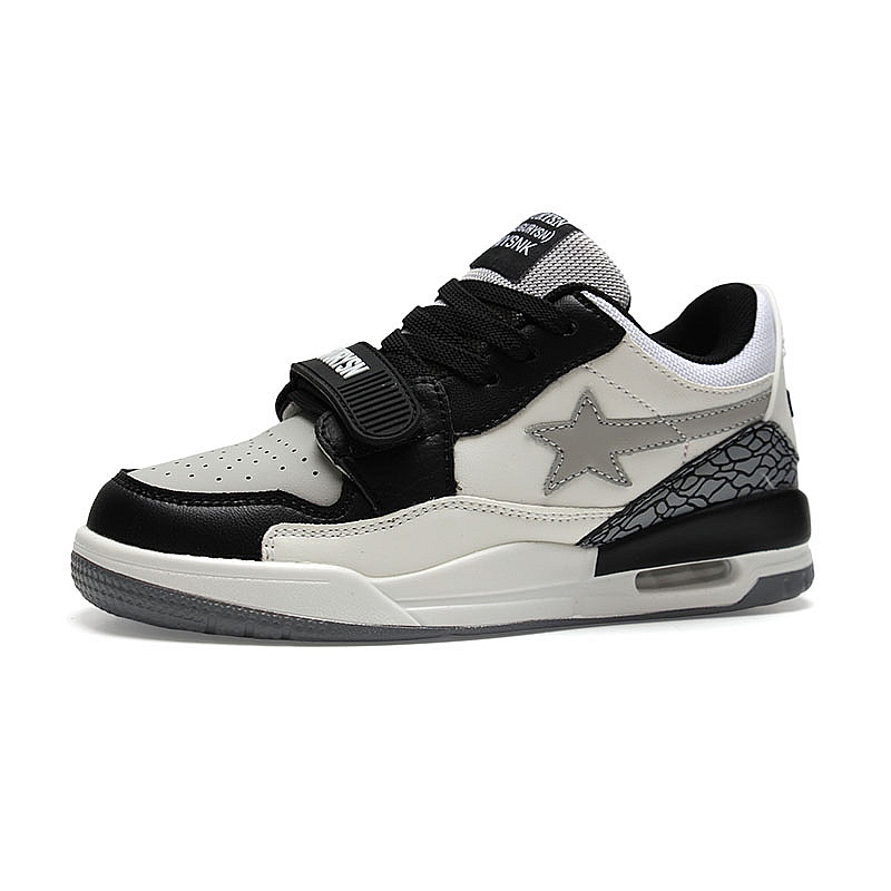 

STUR YSN Скользоустойчивые унисекс скейтерские кеды низкие бело-черные, цвет White Black