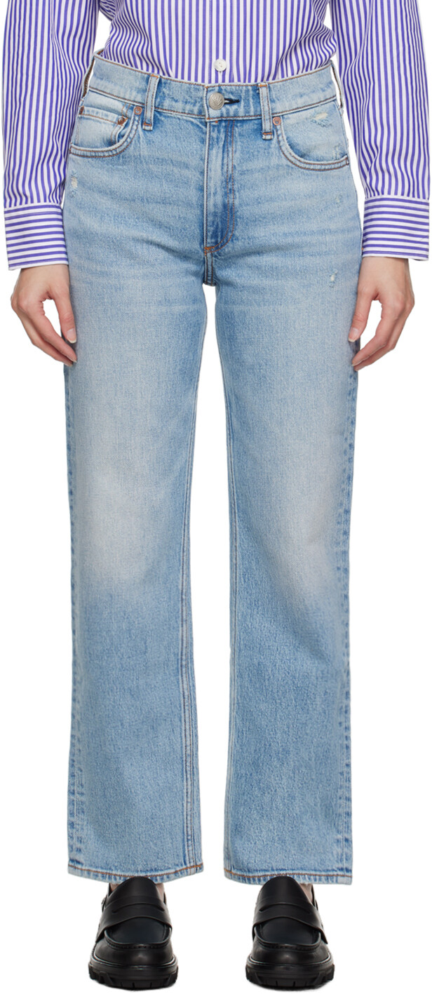 

Синие джинсы Rag & Bone Harlow
