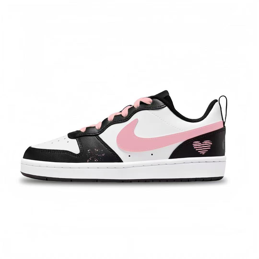 

Nike Кроссовки для скейтбординга Court Borough Low top Kids' Black Pink Unisex