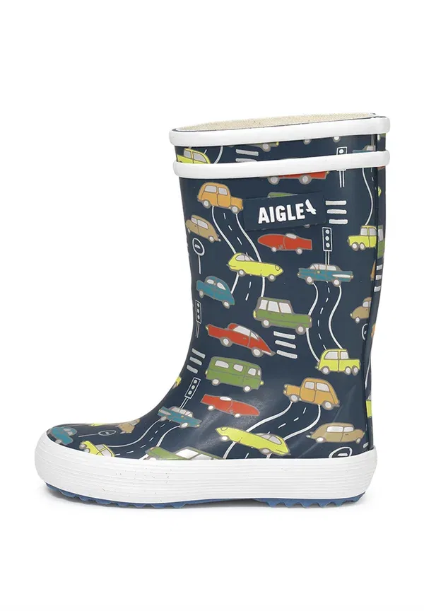 Резиновые сапоги Lolly pop play wellies Aigle, темно-синий