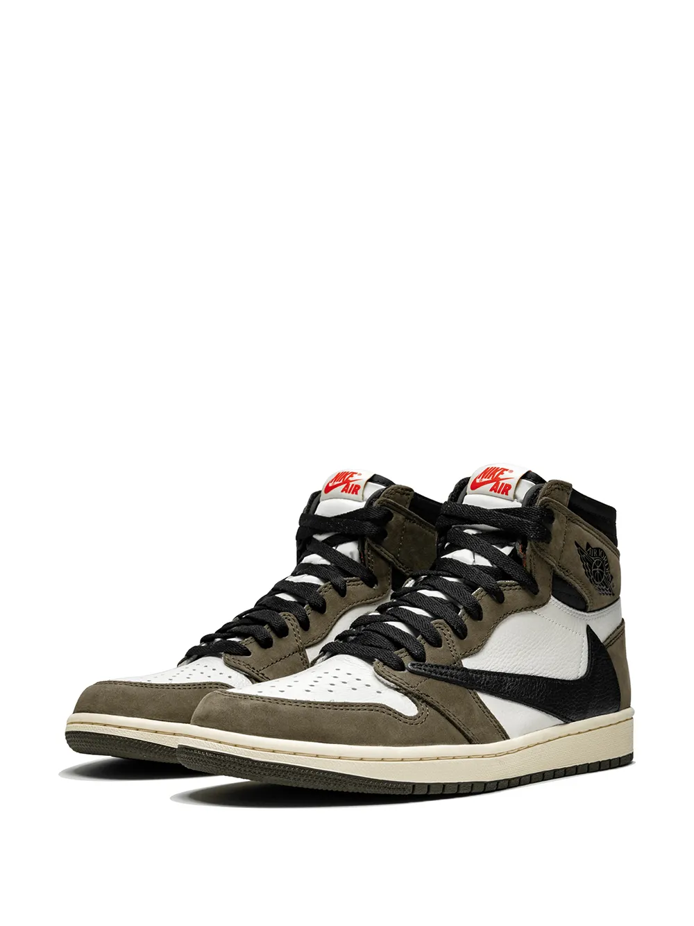 Кроссовки Air  1 High OG TS SP Travis Scott Jordan, коричневый — фото 2