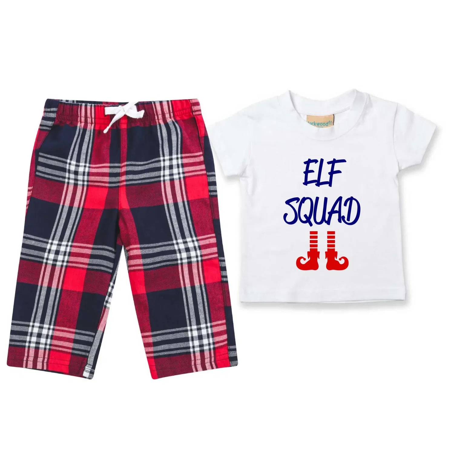 Пижамы для мальчиков Elf Squad Christmas Matching от 60 Second Makeover, мультиколор