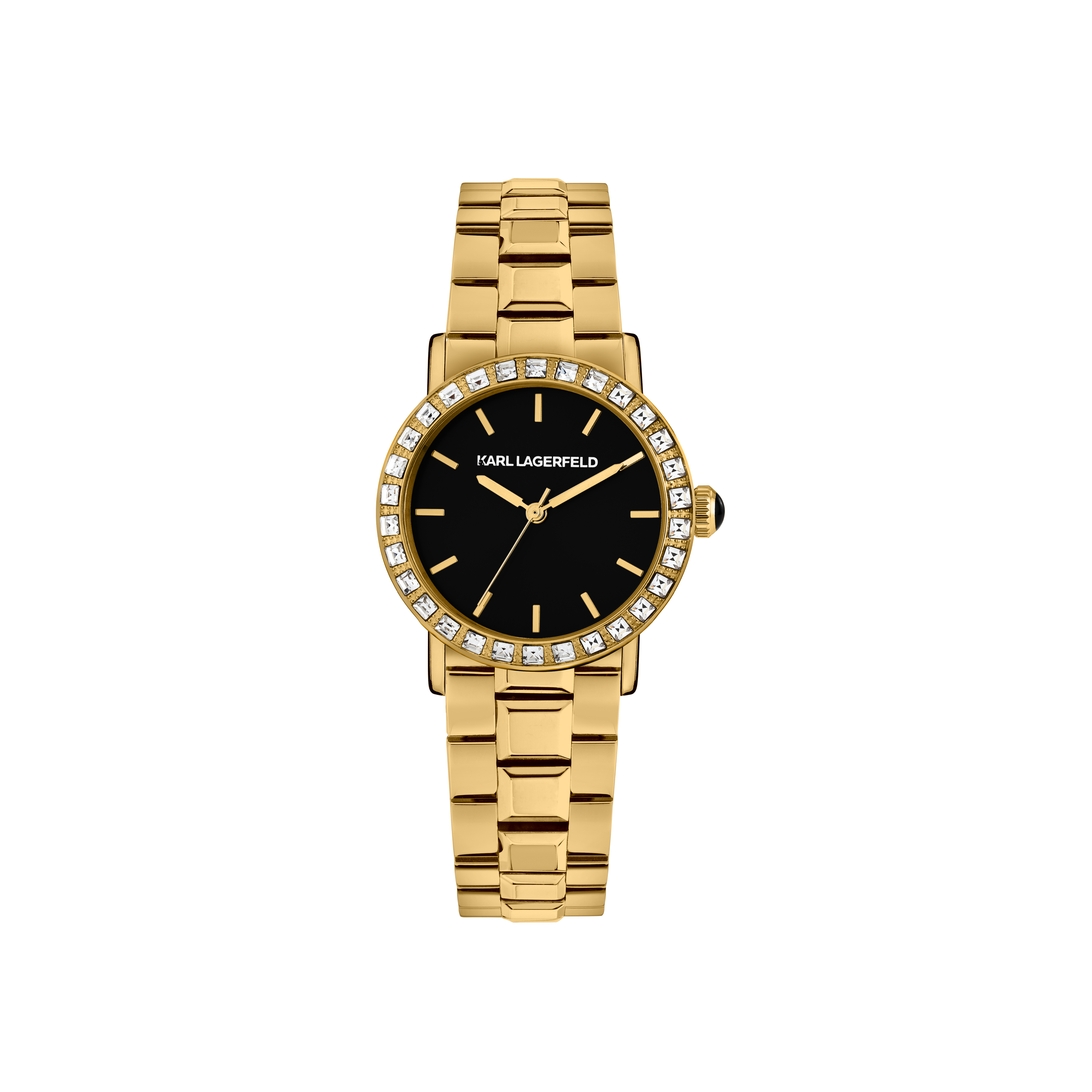 

KARL LAGERFELD / Karl Lagerfeld Jeans Часы Karl Lagerfeld Crystal embellished 33mm, Black Gold Time R0553100508