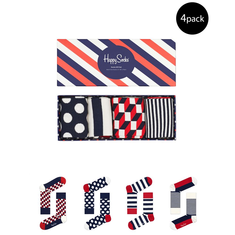 

Синий хлопковый носок Happy Socks