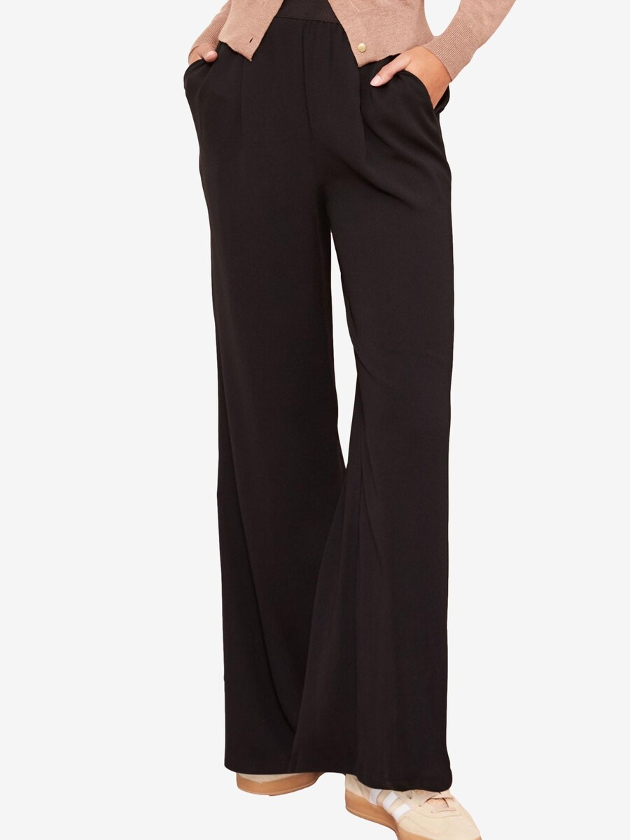 

Широкие брюки со складками спереди Friends Like These, черный