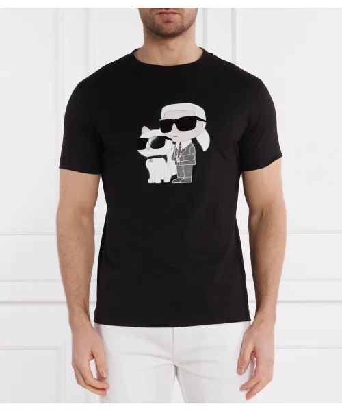 

Футболка Regular fit Karl Lagerfeld, черный