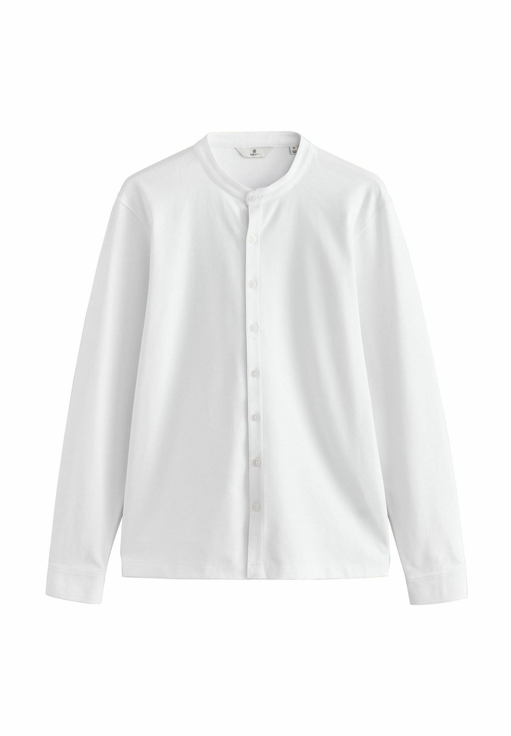 

Рубашка REGULAR FIT - LONG SLEEVE GRANDAD NECK Next, белый