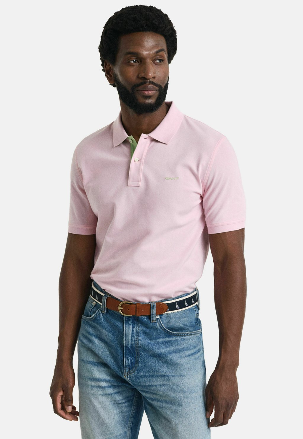 

Рубашка поло REGULAR FIT GANT, розовый
