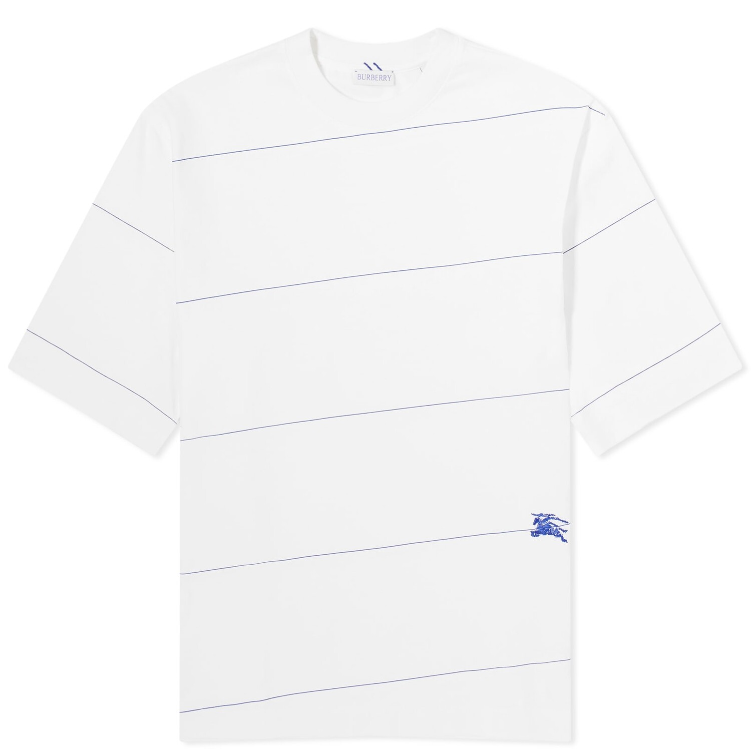 

Футболка Burberry Diagonal Stripe T-Shirt, белый