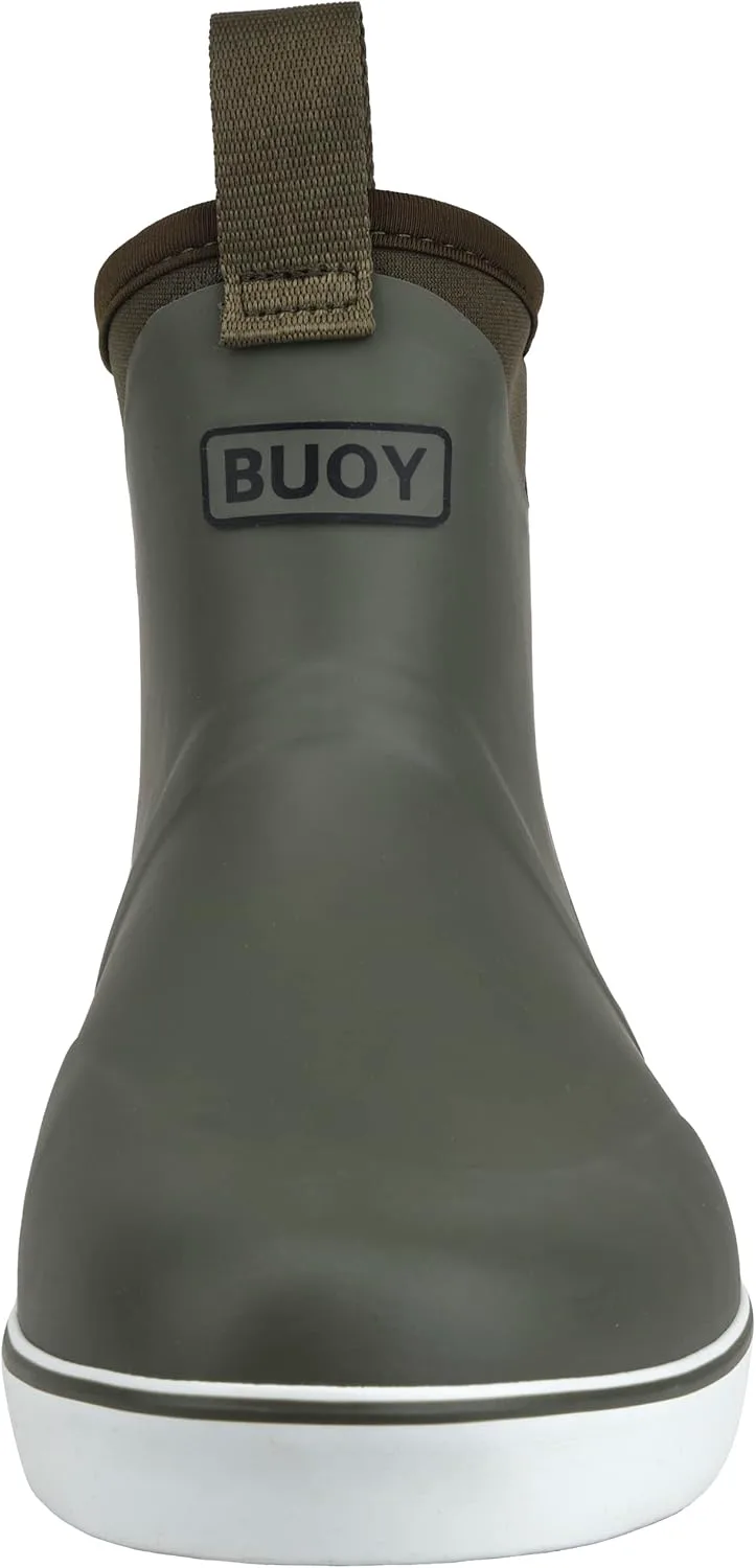 Сапоги Buoy для мужчин - короткие дождевые сапоги для мужчин Buoy Boots, оливковый — фото 2