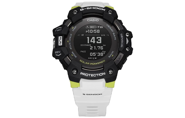 

CASIO Часы Men G-SQUAD Series Black Watch, Black Dial