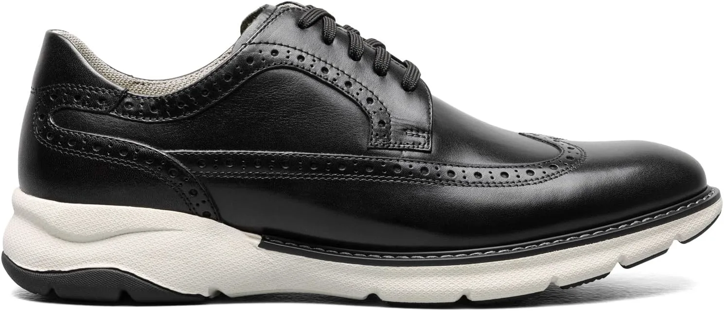 

Мужские туфли Florsheim, оксфорды Frenzi с крылышками, черно-белый