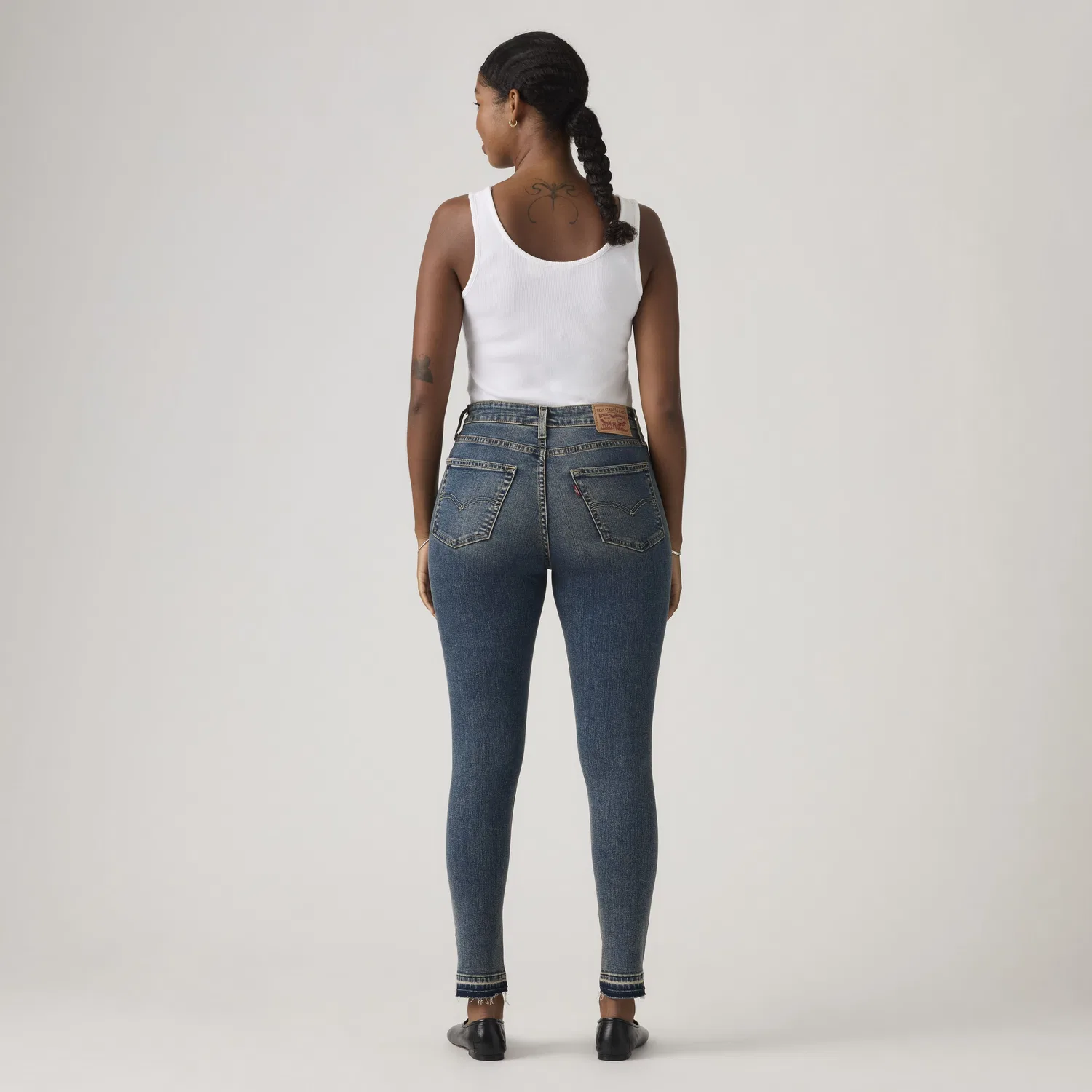 721 Джинсы-скинни с высокой посадкой для женщин Levi's, Medium Wash — фото 3