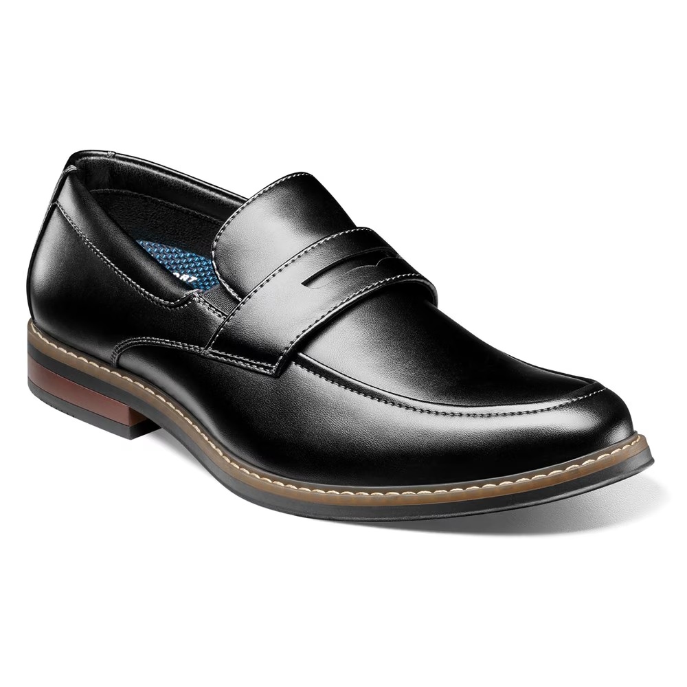 

Carmelo Moc Toe туфли без шнурков Nunn Bush, black