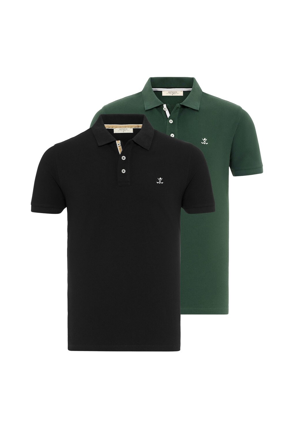 

Рубашка поло BEAU 2 PACK Antioch, цвет Mottled Dark Green