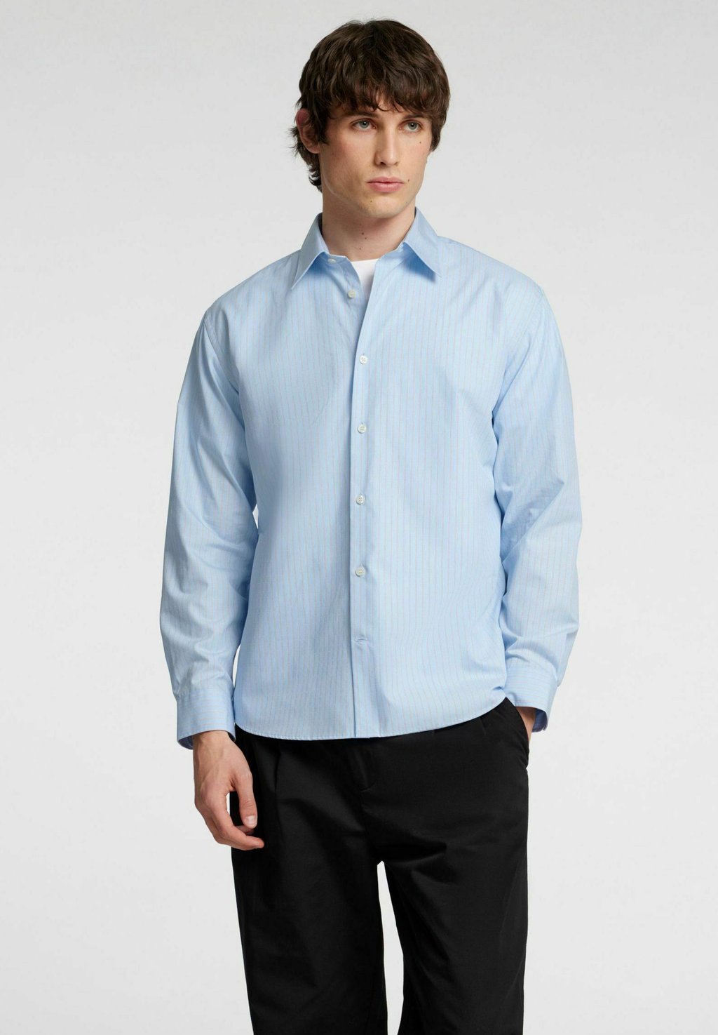 

Рубашка SLHRELAXBEN STRIPE Selected Homme, светло-голубой